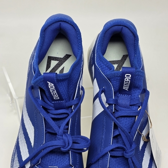 ADIDAS Adizero Electric.1 Blue White IG3445 Football Cleats Mens Size 13 New - Picture 9 of 13